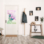 FÄRGGLAD TISTEL DANS Vertikal Poster med självhäftande text