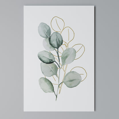 SILHOUETTES IN SOFT WATERS Vertical Canvas Print