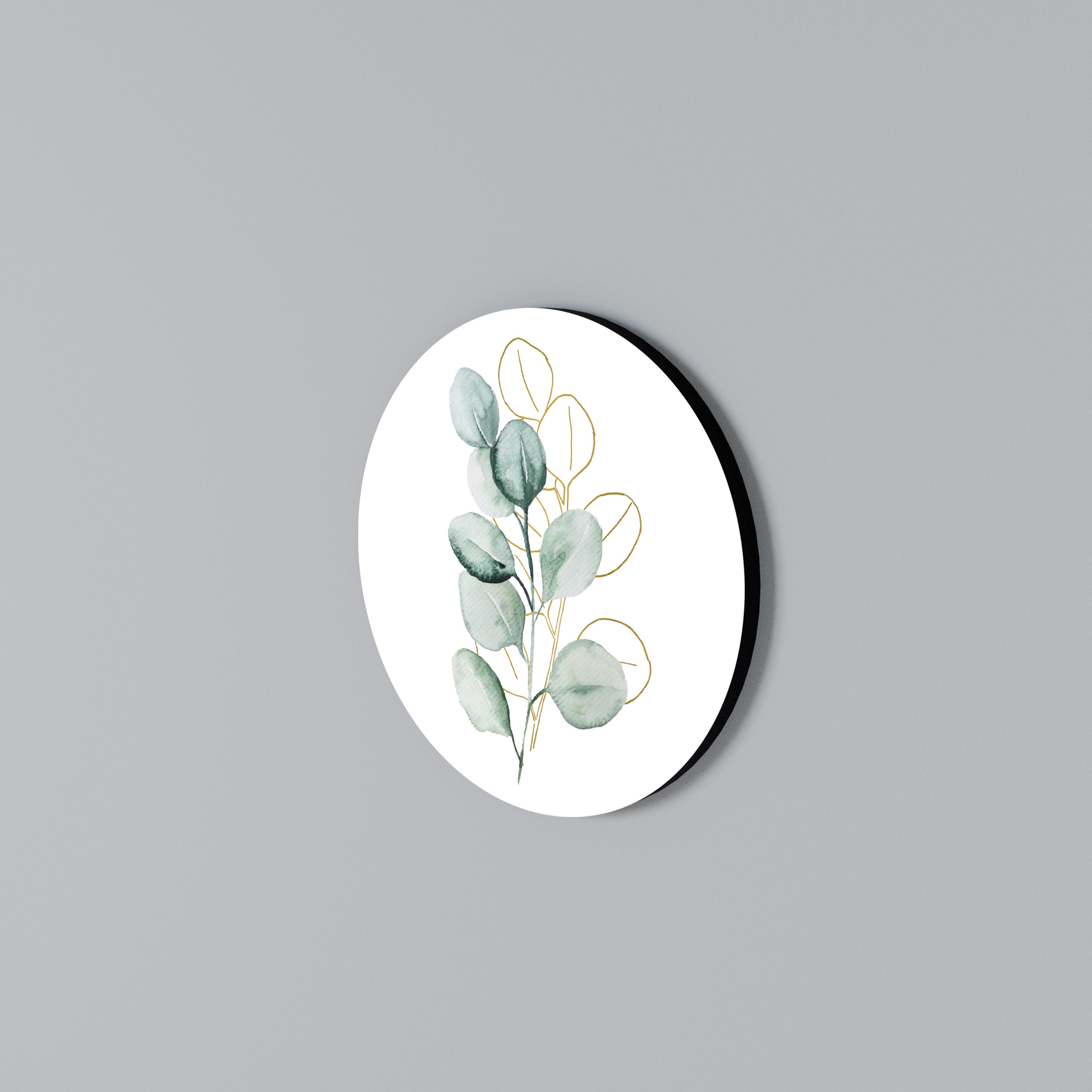 SILHOUETTES IN SOFT WATERS Rund väggdekor