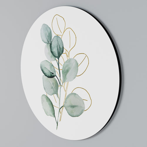 SILHOUETTES IN SOFT WATERS Rund väggdekor