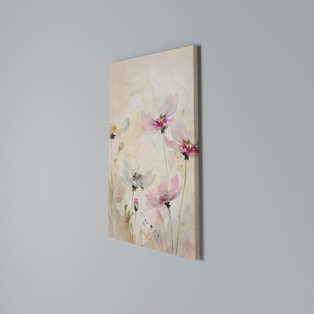 PAINTED LIGHTNESS Vertical Canvas Print