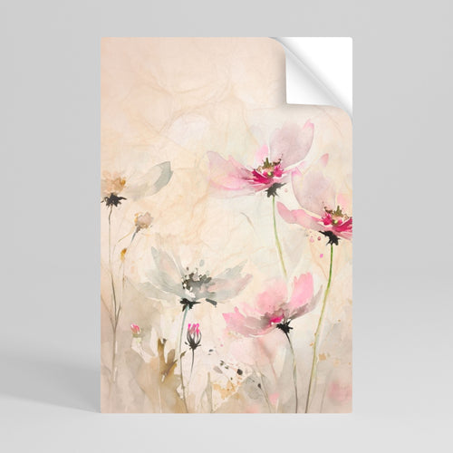 PAINTED LIGHTNESS Peel and Stick Vertical Poster