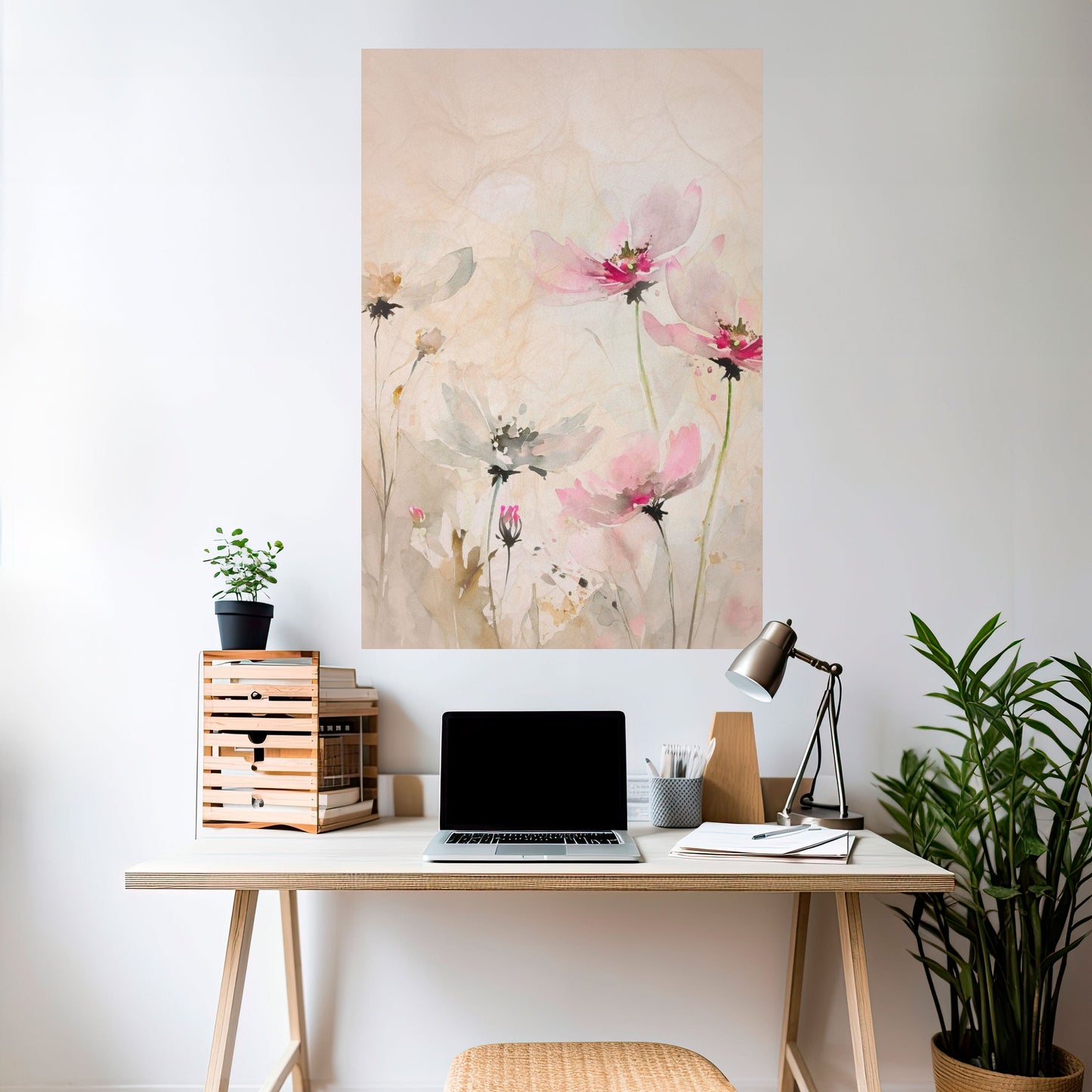 PAINTED LIGHTNESS Peel and Stick Vertical Poster
