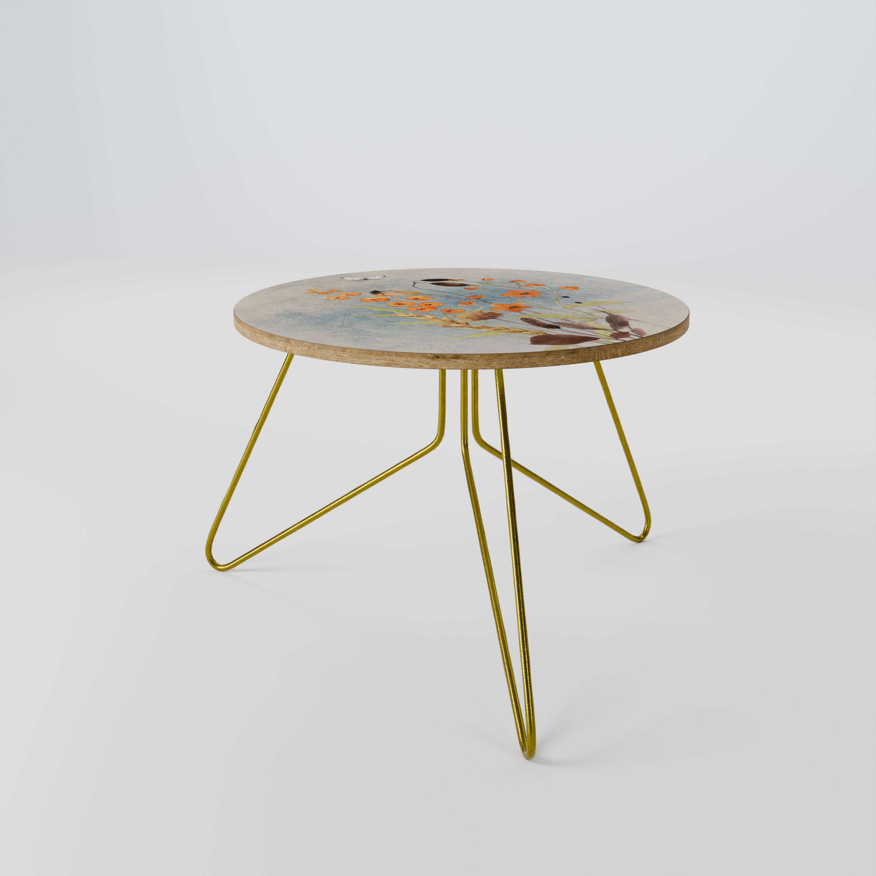 VISKNINGAR AV VILDBLOMMA Soffbord