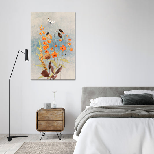 WHISPERS OF WILDFLOWERS Vertical Canvas Print