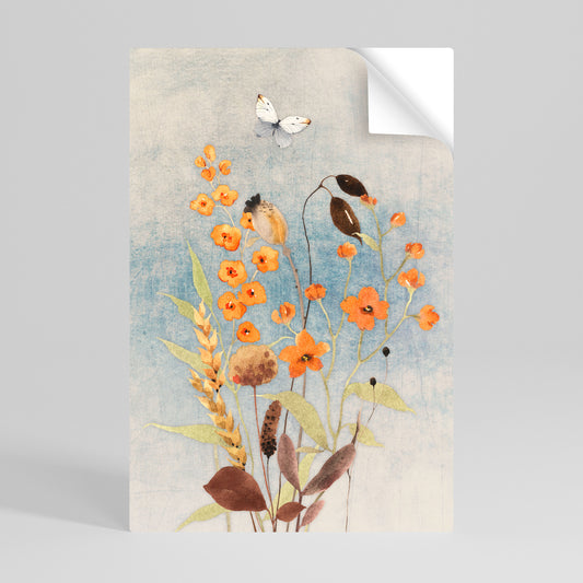 WHISPERS OF WILDFLOWERS Självhäftande Vertikal Poster