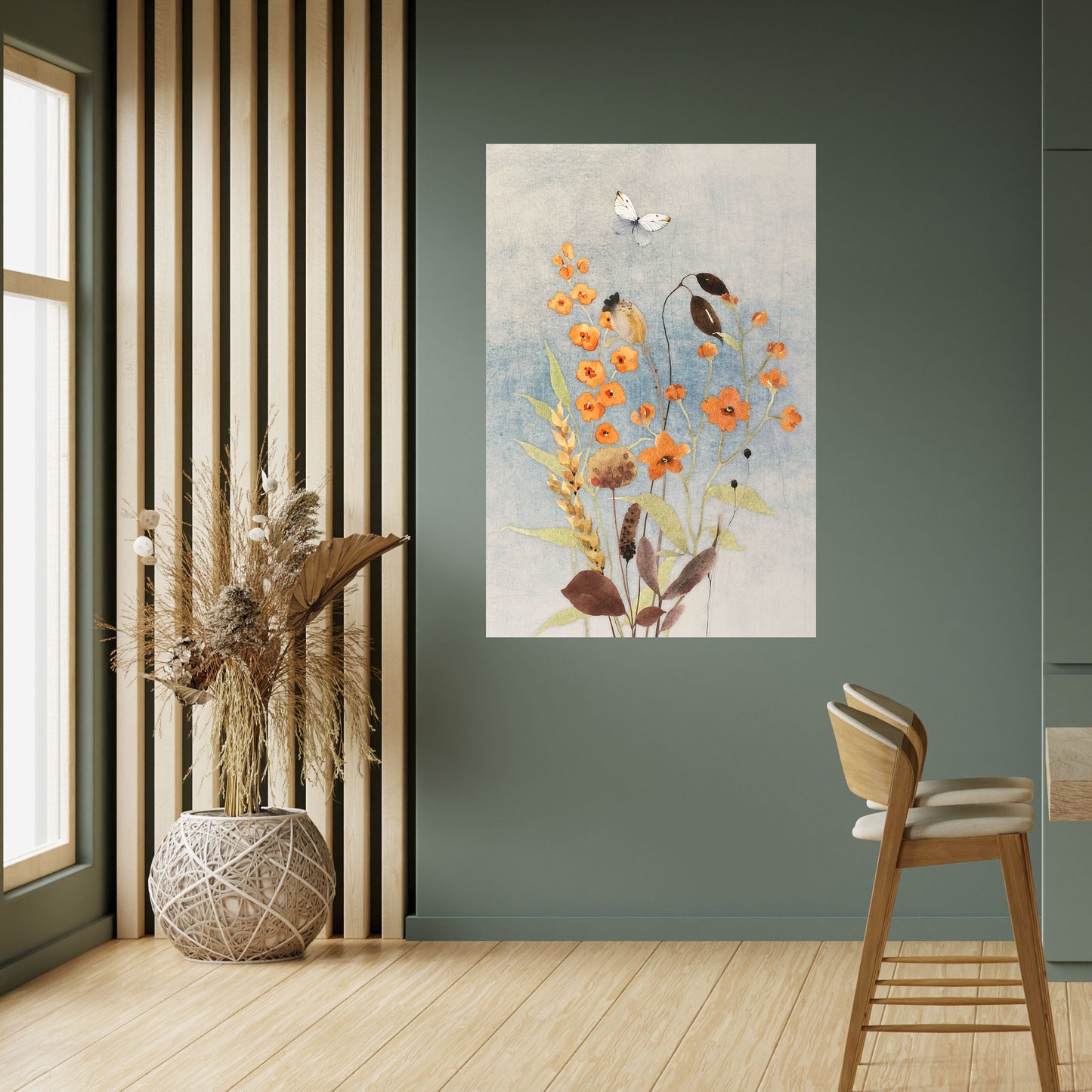 WHISPERS OF WILDFLOWERS Peel and Stick Vertical Poster