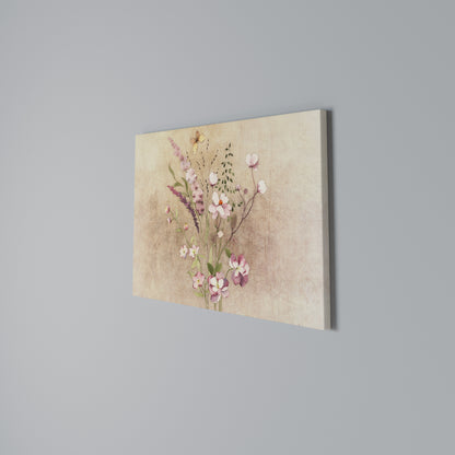 FLOWERED REVERIE Horizontal Canvas Print
