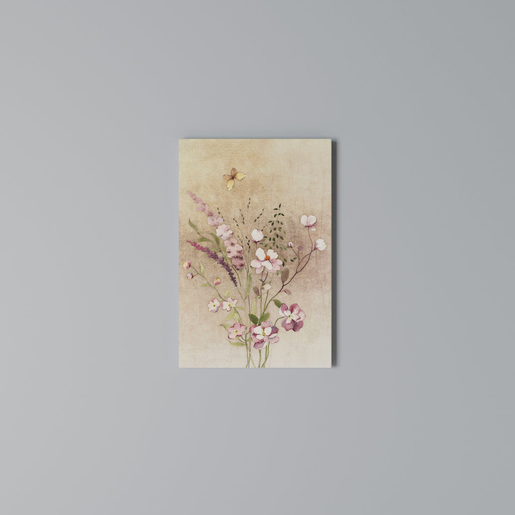 FLOWERED REVERIE Vertical Canvas Print