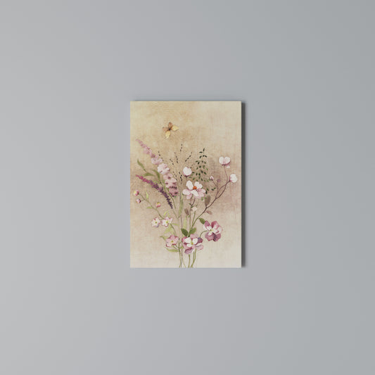 FLOWERED REVERIE Vertical Canvas Print