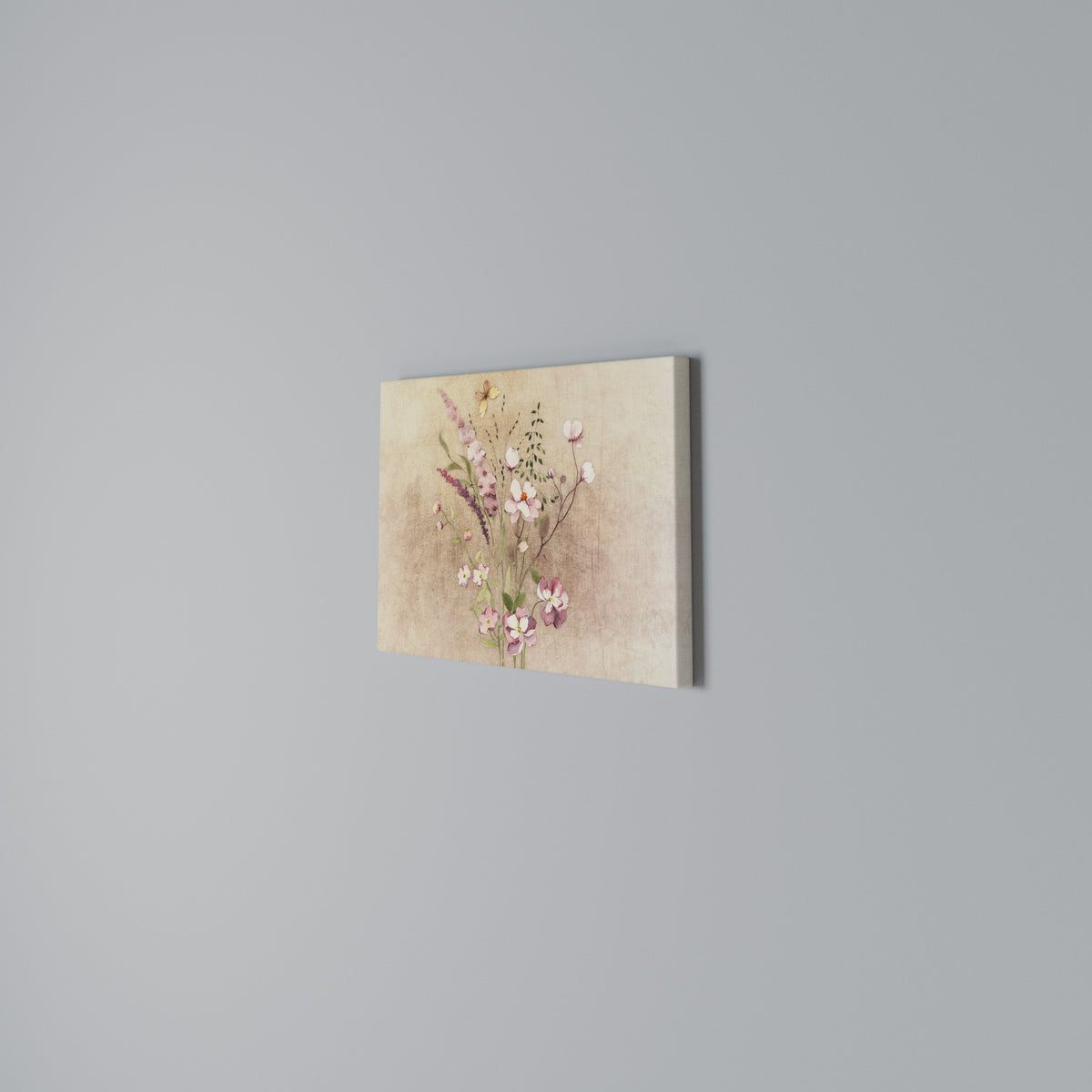 FLOWERED REVERIE Horizontal Canvas Print