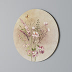 FLOWERED REVERIE Round Wall Art