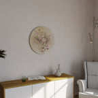 FLOWERED REVERIE Round Wall Art