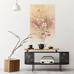 FLOWERED REVERIE Peel and Stick Vertical Poster