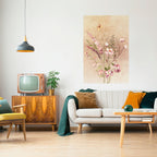 FLOWERED REVERIE Peel and Stick Vertical Poster