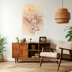 FLOWERED REVERIE Peel and Stick Vertical Poster