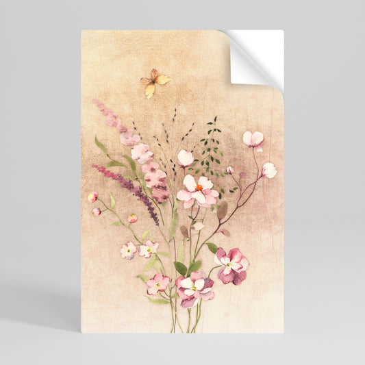 FLOWERED REVERIE Självhäftande Vertikal Poster