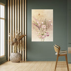FLOWERED REVERIE Peel and Stick Vertical Poster