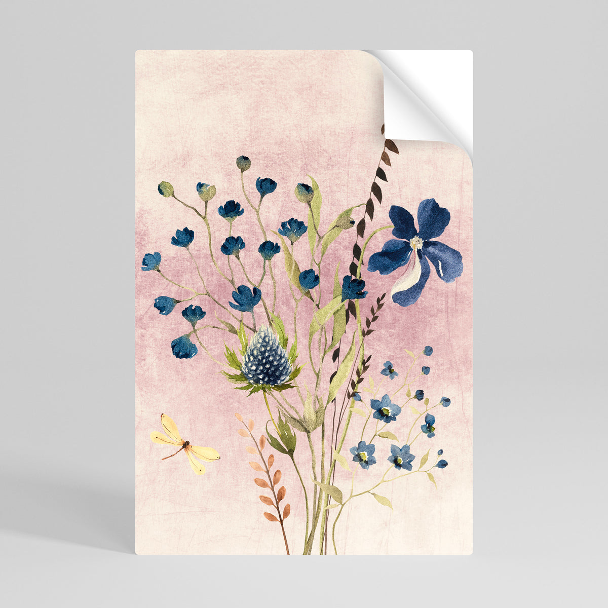 CORNFLOWER REVERIE Självhäftande Vertikal Poster