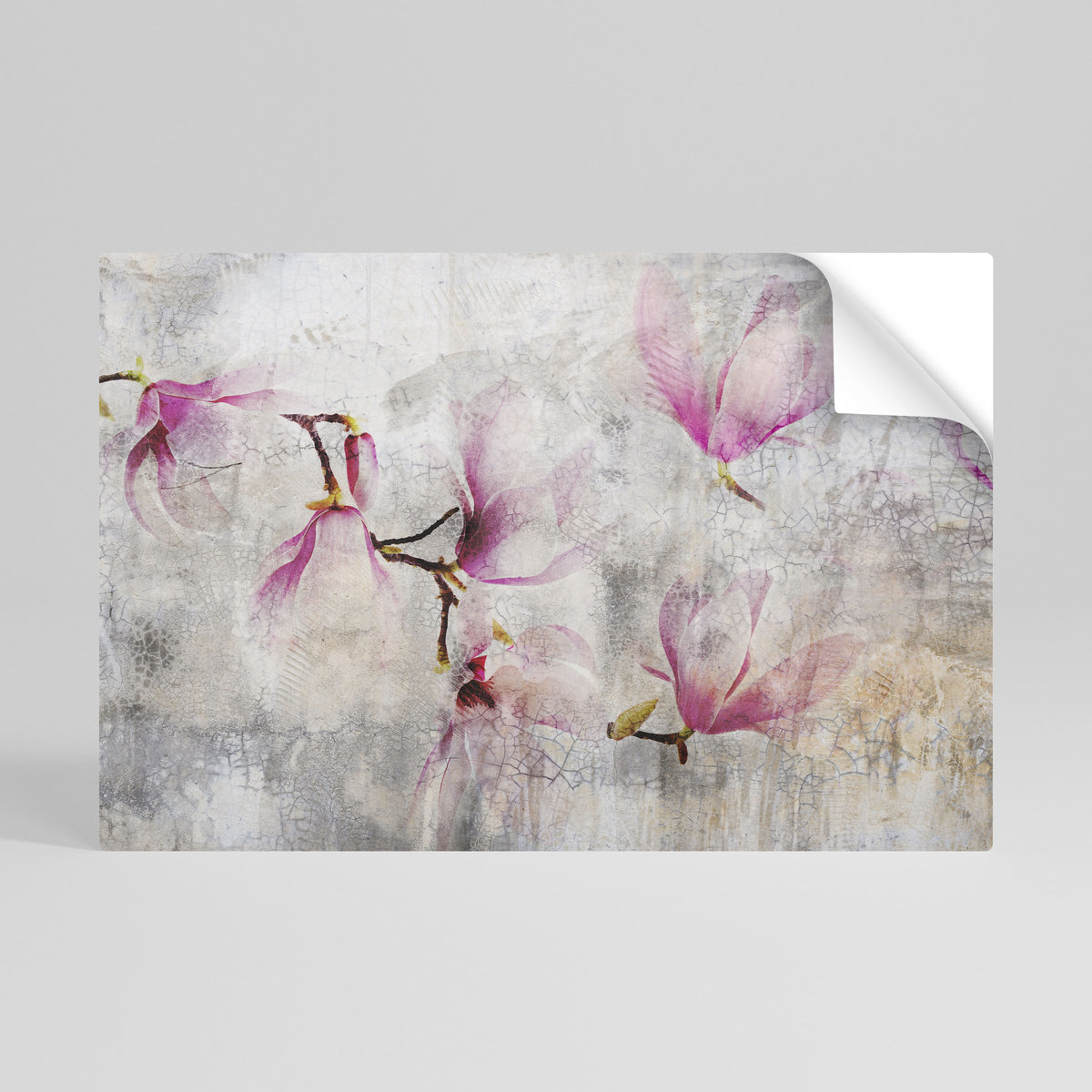 ASTONISHING MAGNOLIA Självhäftande Horisontell Poster