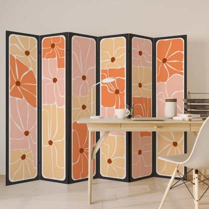 FINE CURRENTS Decorative 6-Panel Room Divider