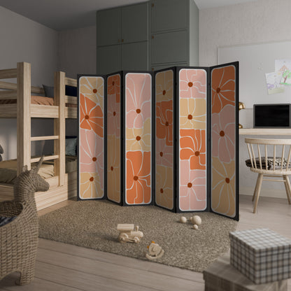 FINE CURRENTS Decorative 6-Panel Room Divider