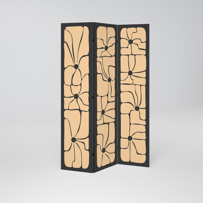 TRANQUIL CURRENTS Decorative 3-Panel Room Divider