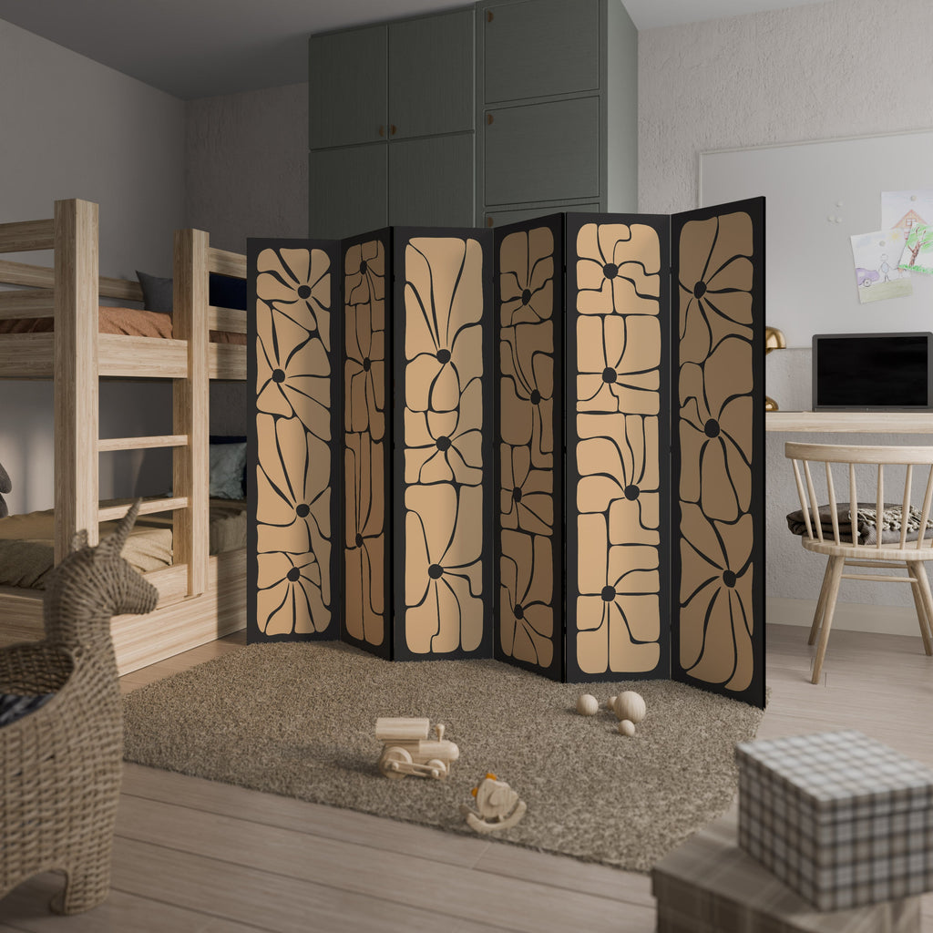 TRANQUIL CURRENTS Dekorativ rumsavdelare med 6 paneler