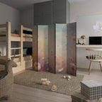 BREEZE OF COLORS Dekorativ rumsavdelare – 5 paneler