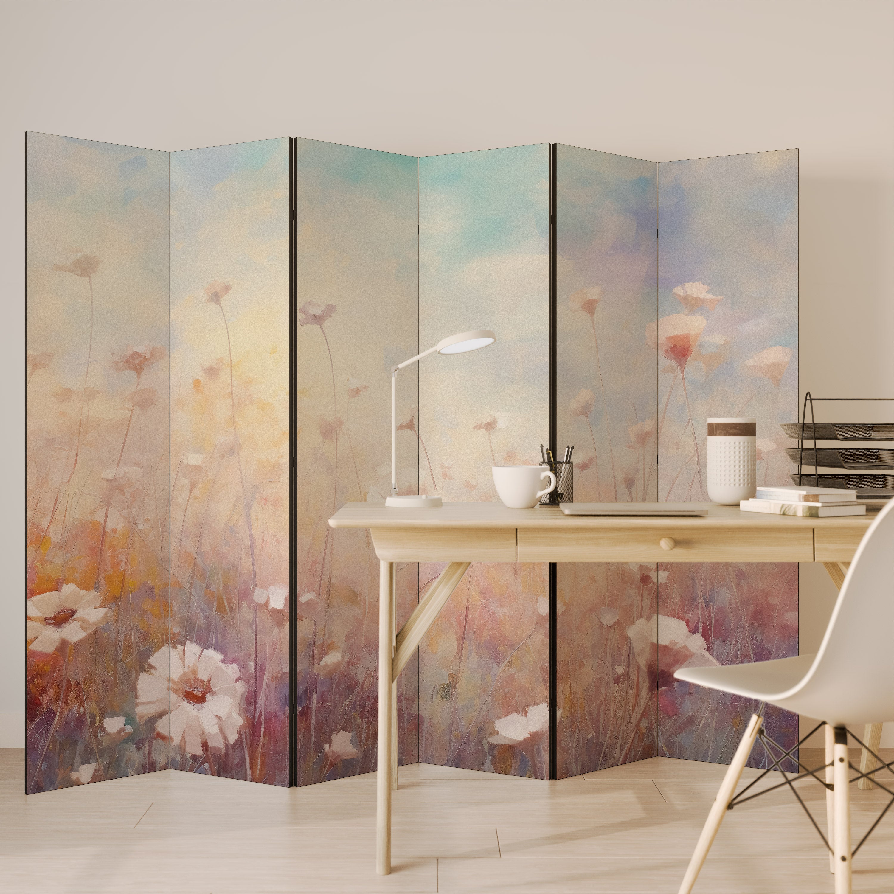 BREEZE OF COLORS Rumsavdelare 6 paneler