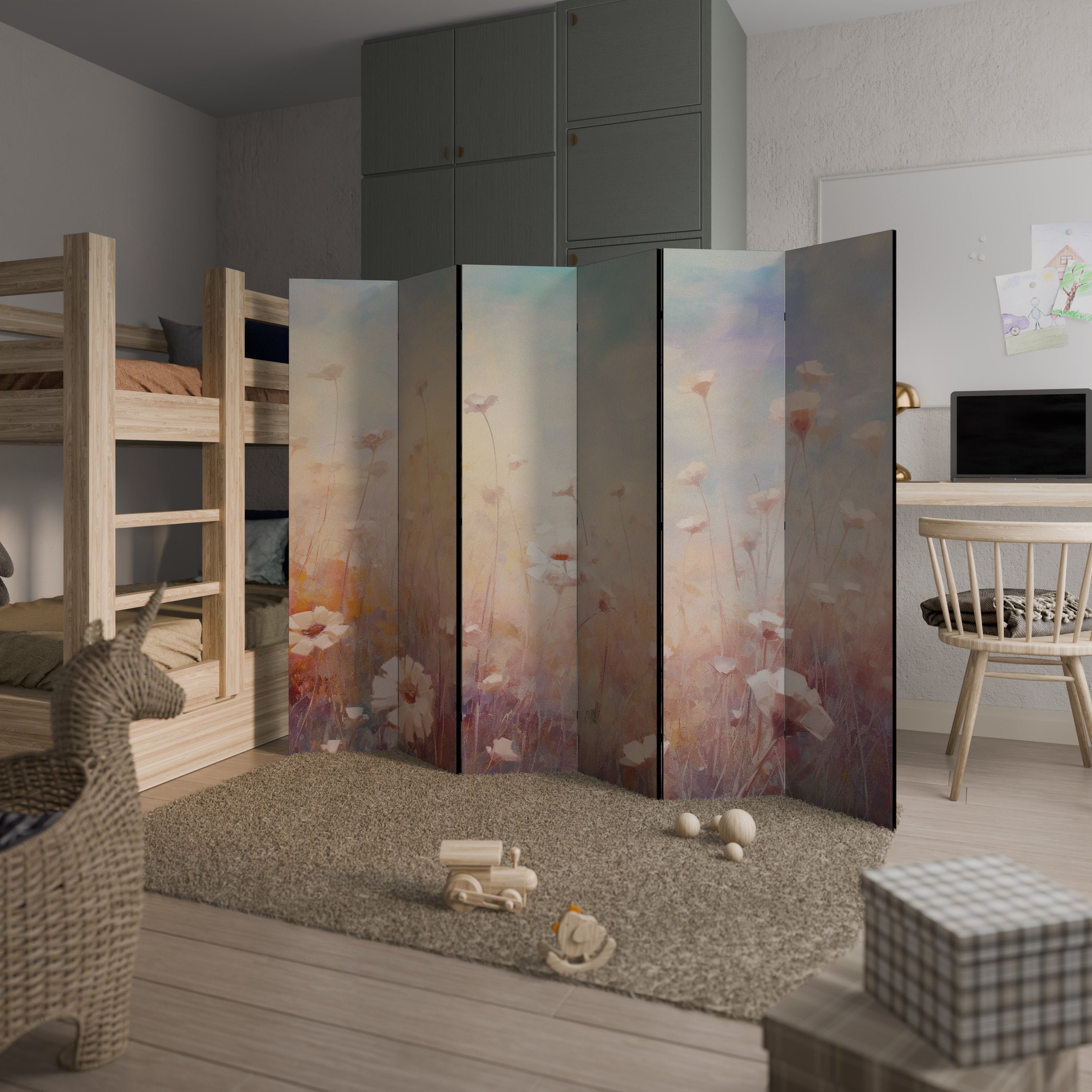BREEZE OF COLORS Rumsavdelare 6 paneler