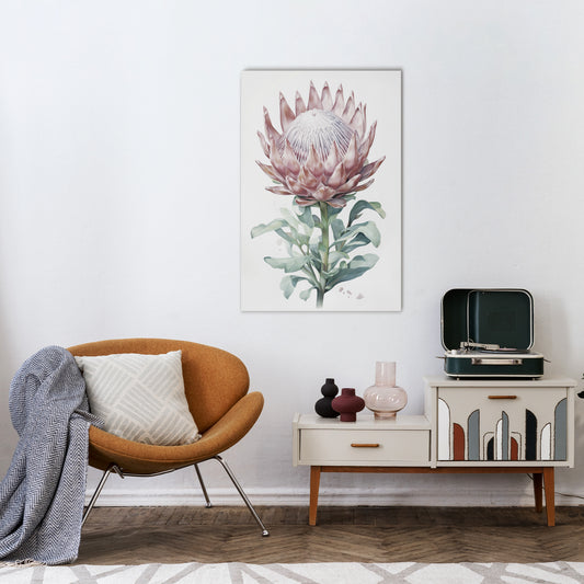 ROYAL PROTEA Vertical Canvas Print