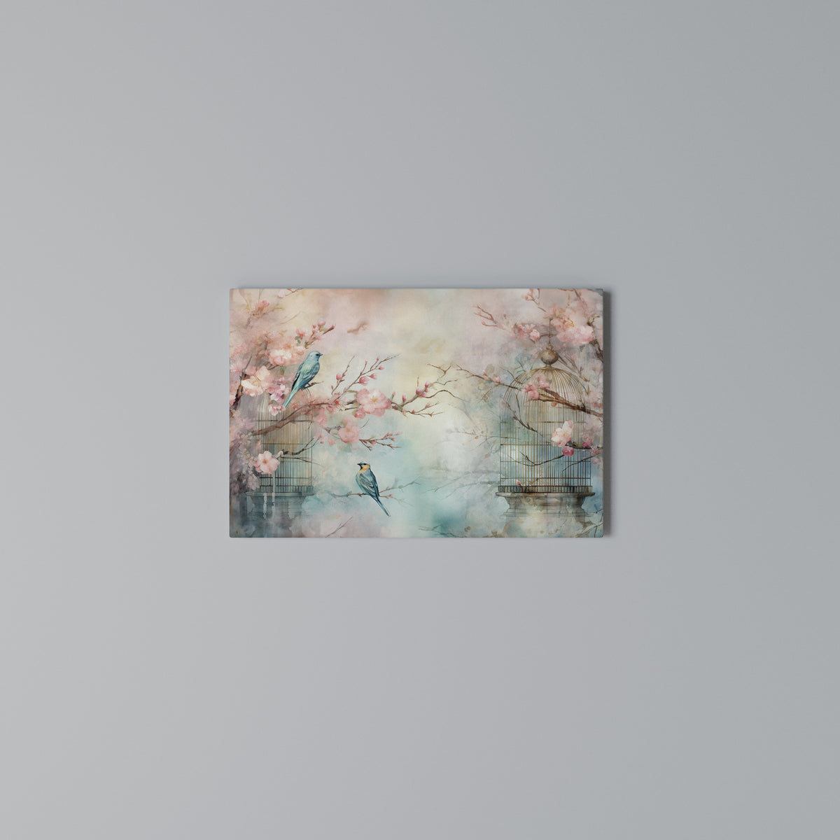 CHERRY BIRDSONG Horizontal Canvas Print