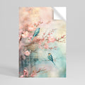 CHERRY BIRDSONG Peel and Stick Vertical Poster