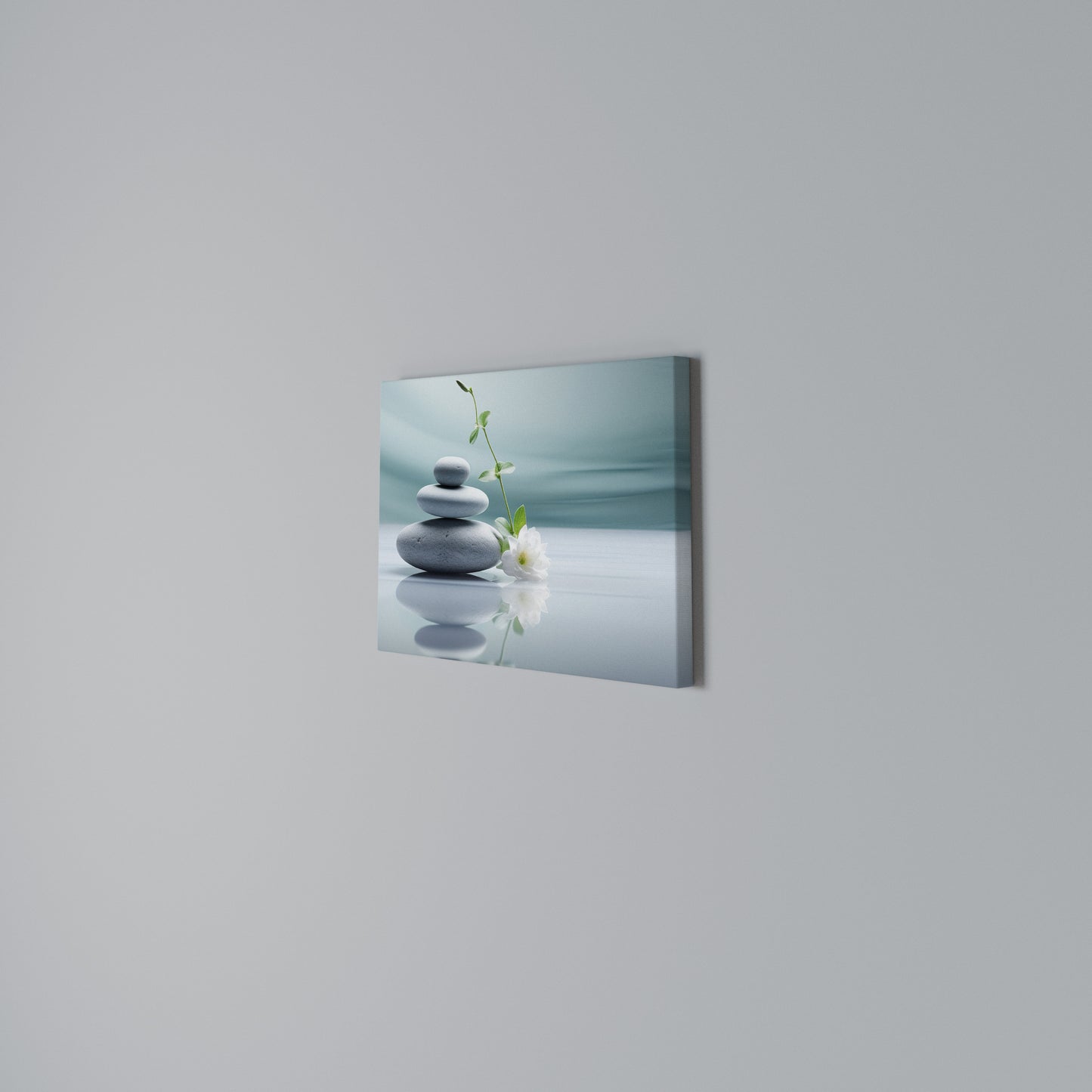 TRANQUIL STONE BALANCE Horizontal Canvas Print