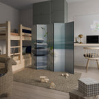 TRANQUIL STONE BALANCE 5-Panel Room Divider