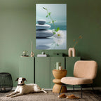 TRANQUIL STONE BALANCE Peel and Stick Vertical Poster