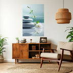 TRANQUIL STONE BALANCE Peel and Stick Vertical Poster
