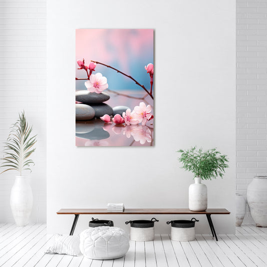 BALANCE OF NATURE Vertical Canvas Print