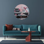 BALANCE OF NATURE Round Wall Art
