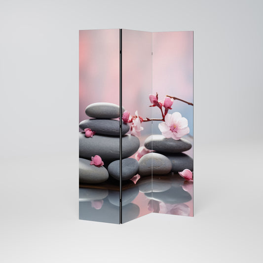 BALANCE OF NATURE Dekorativ rumsavdelare med 3 paneler