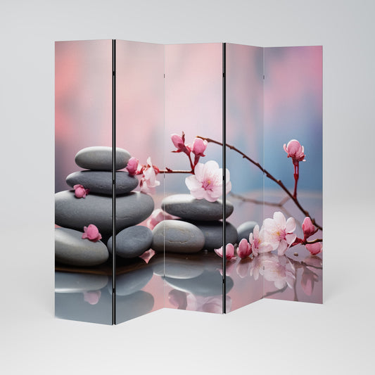 BALANCE OF NATURE Dekorativ rumsavdelare med 5 paneler