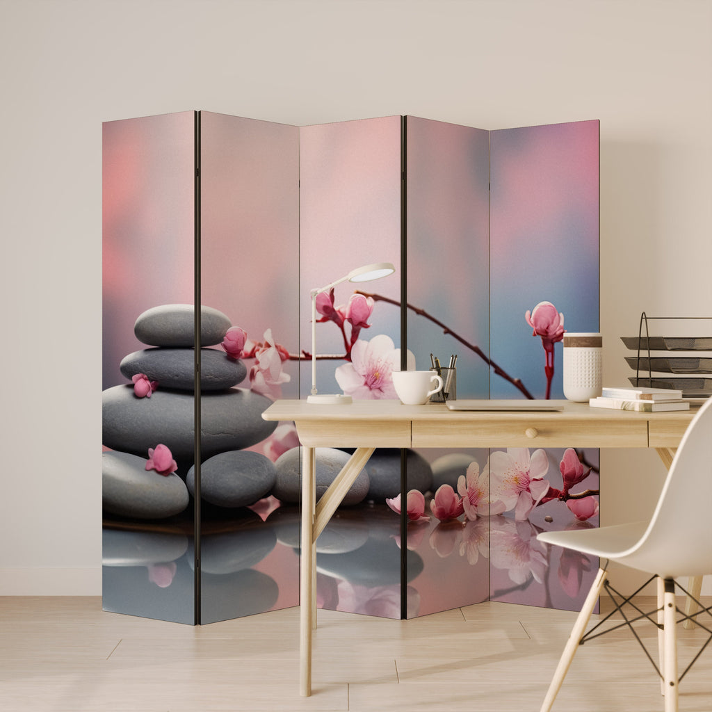 BALANCE OF NATURE Dekorativ rumsavdelare med 5 paneler