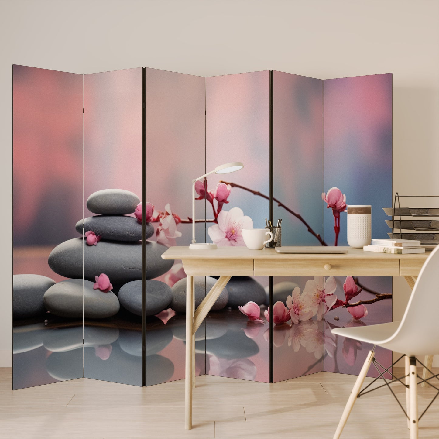 BALANCE OF NATURE Decorative 6-Panel Room Divider
