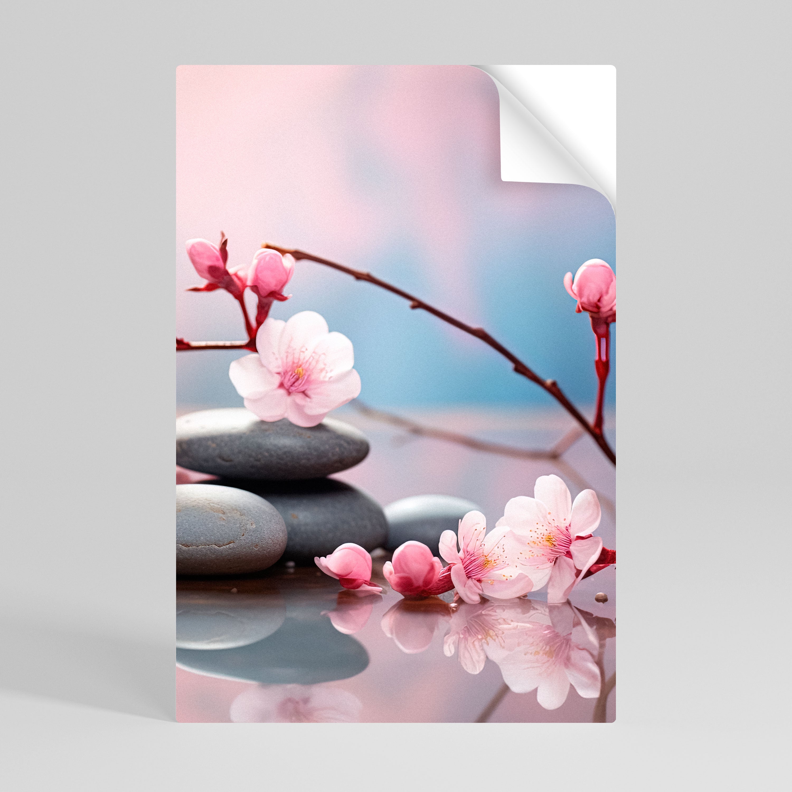 BALANCE OF NATURE Självhäftande Vertikal Poster