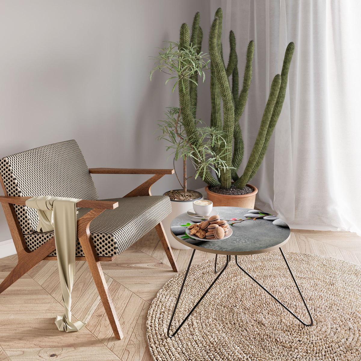 STONES AND BLOSSOMS Coffee Table