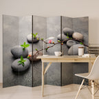 STONES AND BLOSSOMS Rumsavdelare 6 paneler