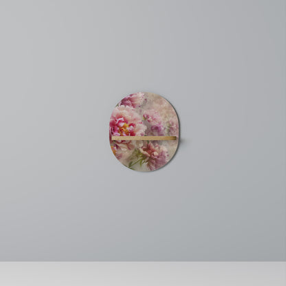 PEONY WHISPER Oval konsthylla i ekeffekt