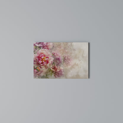 PEONY WHISPER Horizontal Canvas Print
