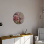 PEONY WHISPER Round Wall Art